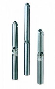 e-GS Submersible pumps for 4” wells